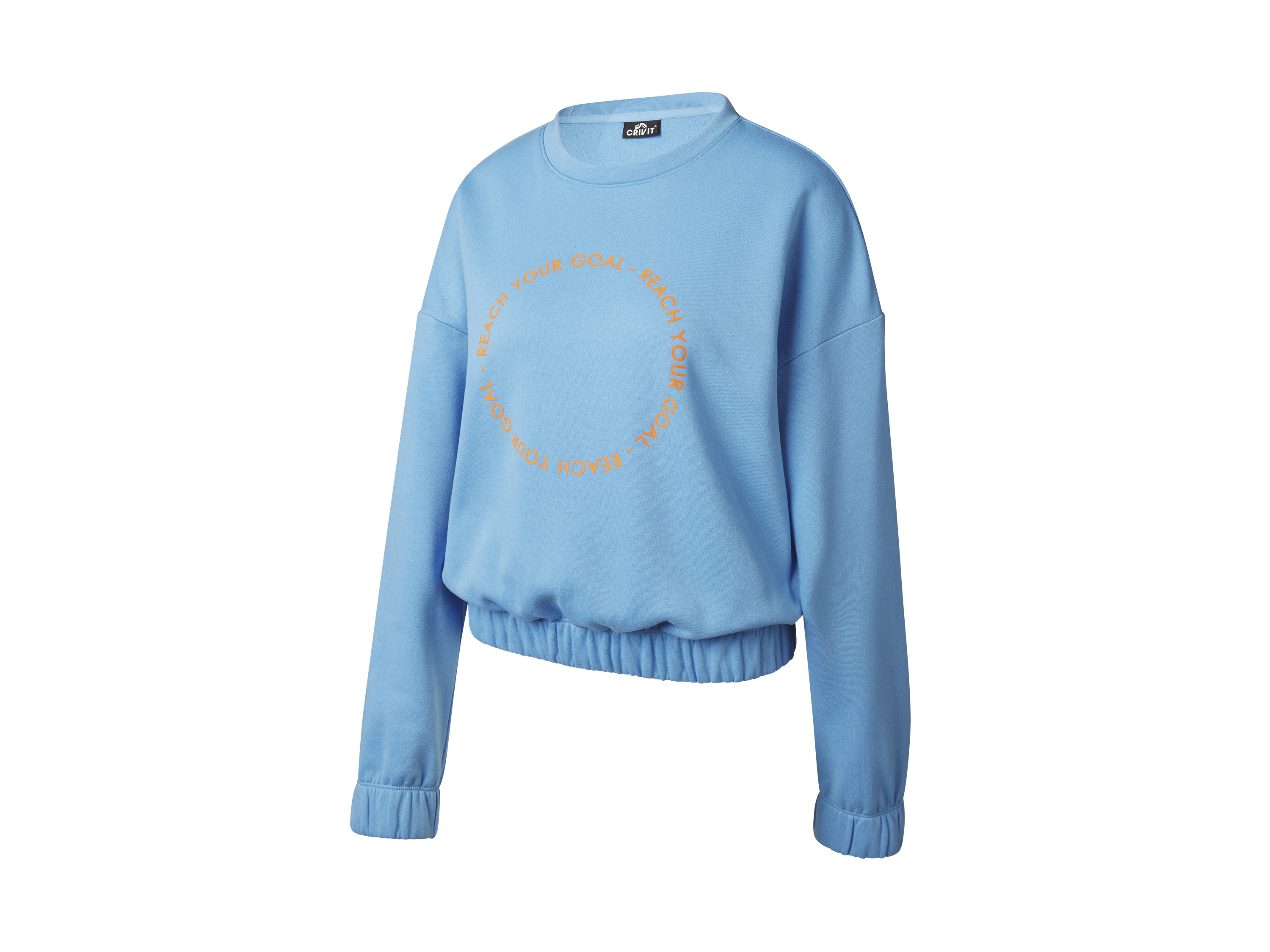 Crivit Bluza dresowa damska Jasnoniebieski, L 44-46