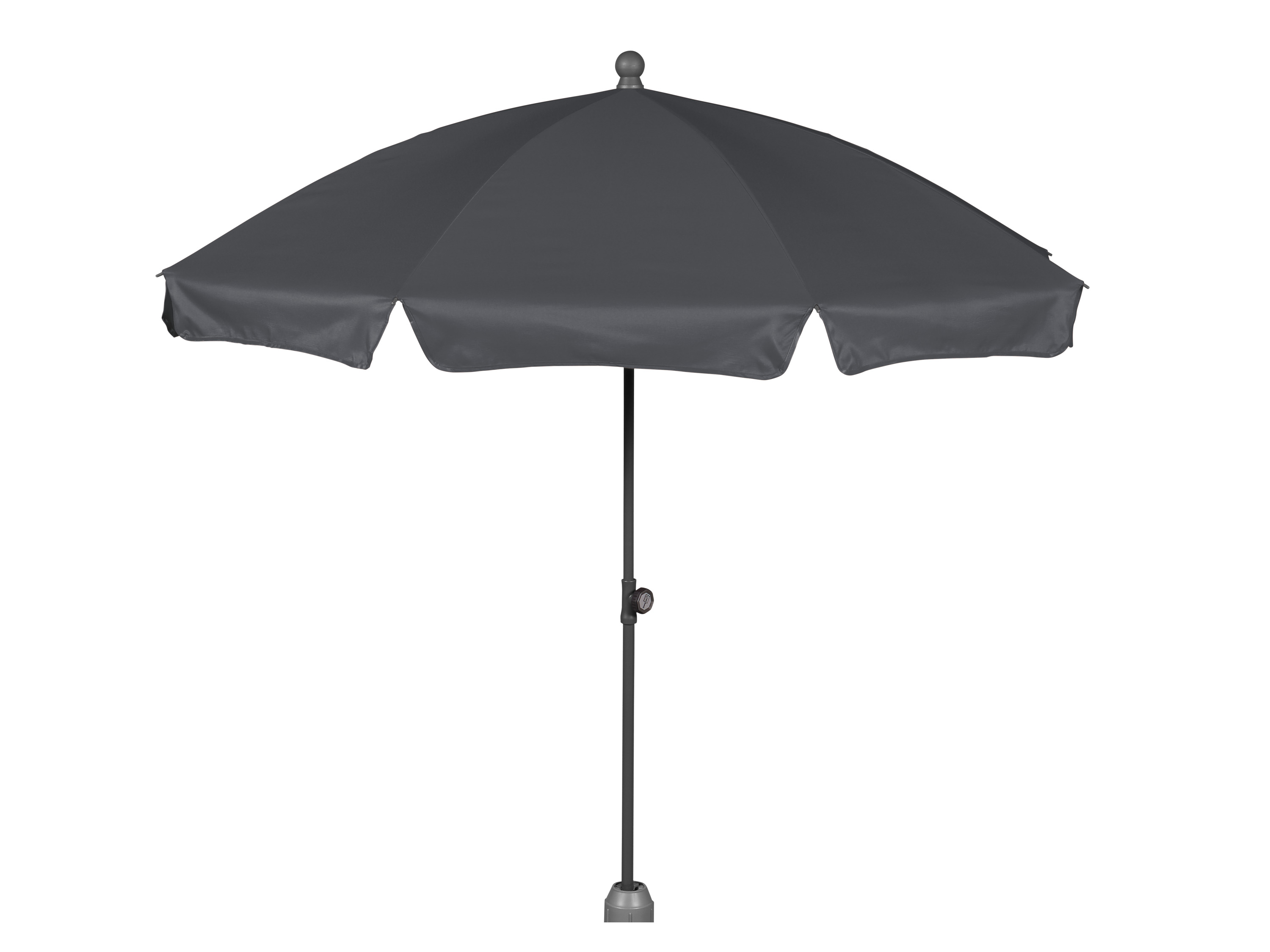 Livarno home Parasol ogrodowy, Ø 180 cm Antracytowy