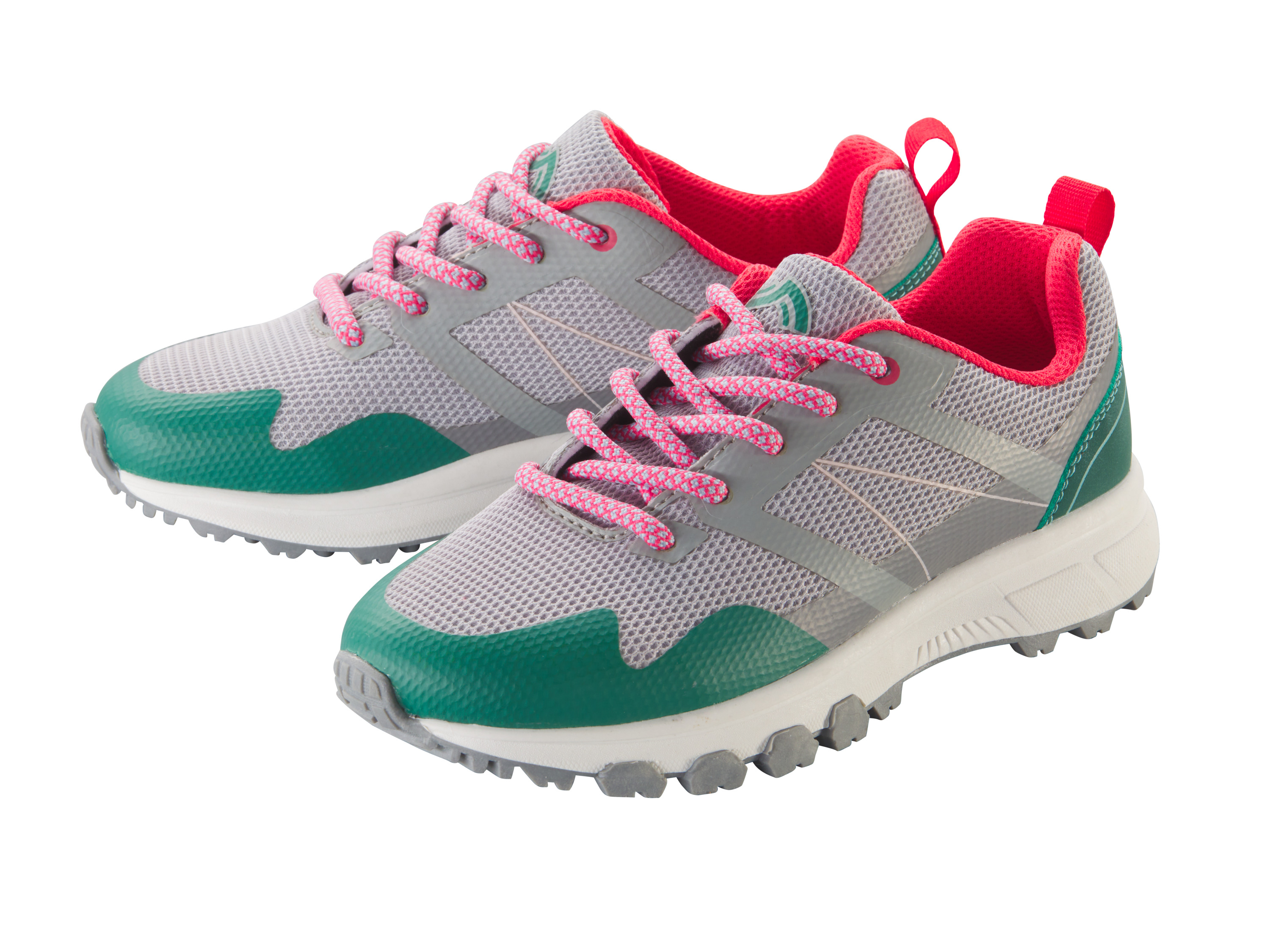 Crivit Buty dziecięce outdoorowe Szary/ miętowy, 36