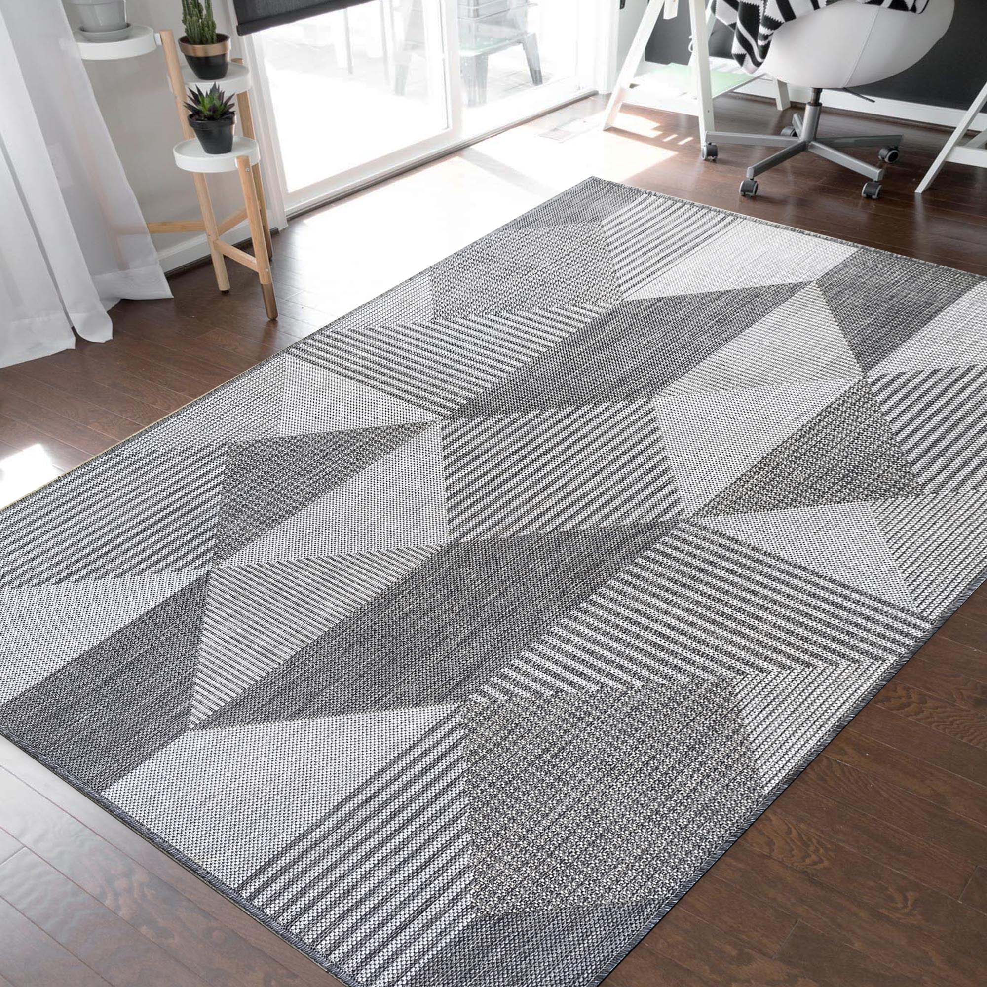 Dywan Sznurkowy OUTDOOR ZARA 16 Szary - 80 x 150 cm