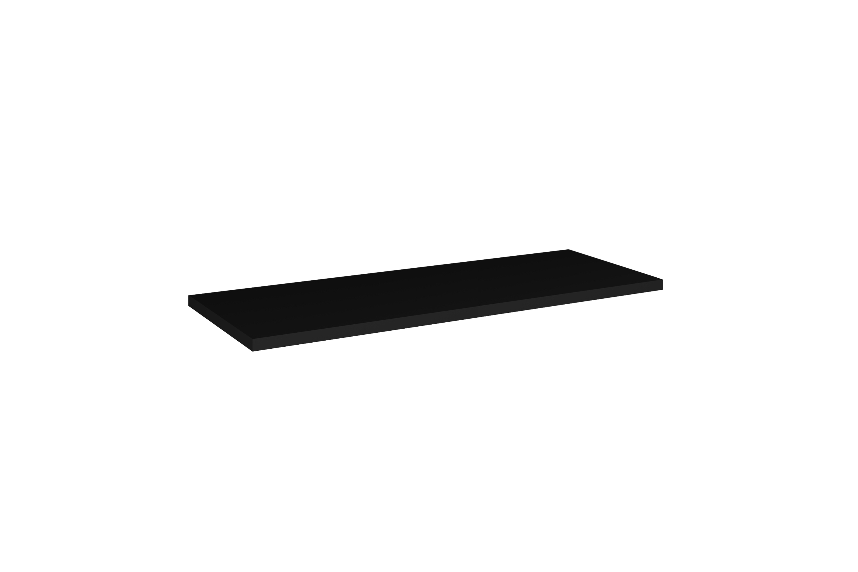Darmowa Dostawa - Blat 100.4x40 cm czarny Comad Nova Black NOVABLACKB89100