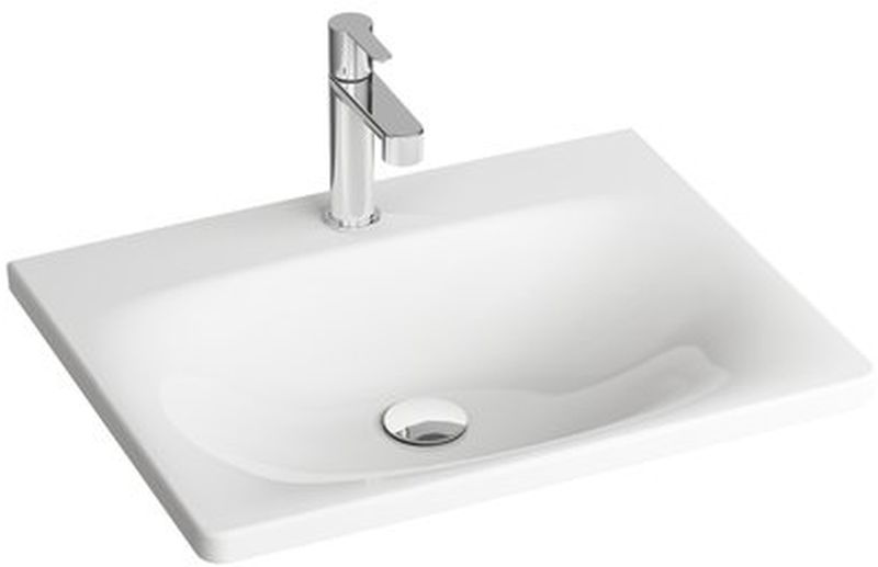 Darmowa Dostawa - Umywalka 60x46.5 cm prostokątna meblowa biała Ravak Balance XJX01260000