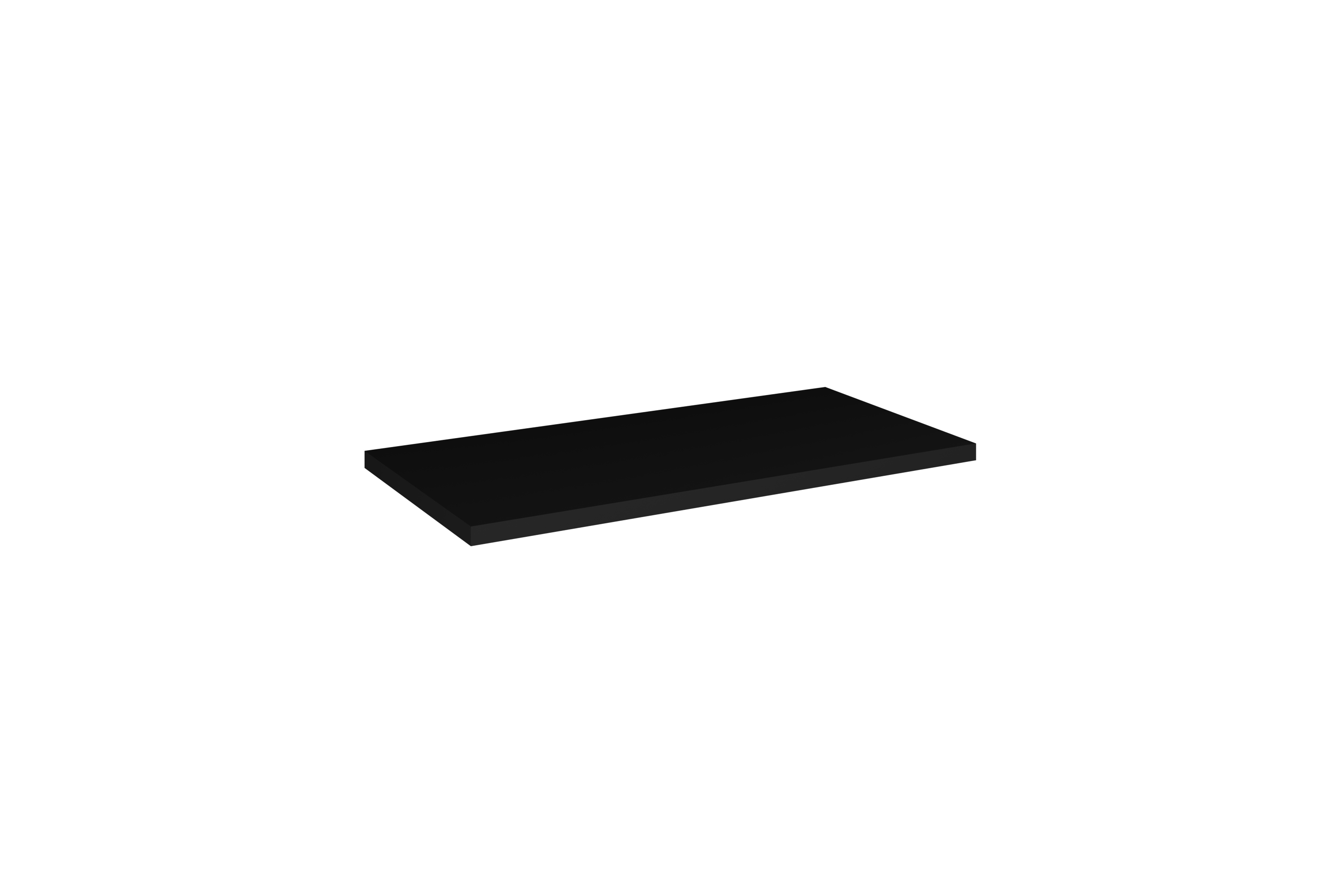 Darmowa Dostawa - Blat 80.4x40 cm czarny Comad Nova Black NOVABLACKB8980