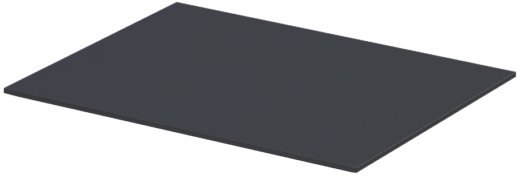 Darmowa Dostawa - Blat 59.6x45.9 cm czarny Oristo Uni OR00BU608