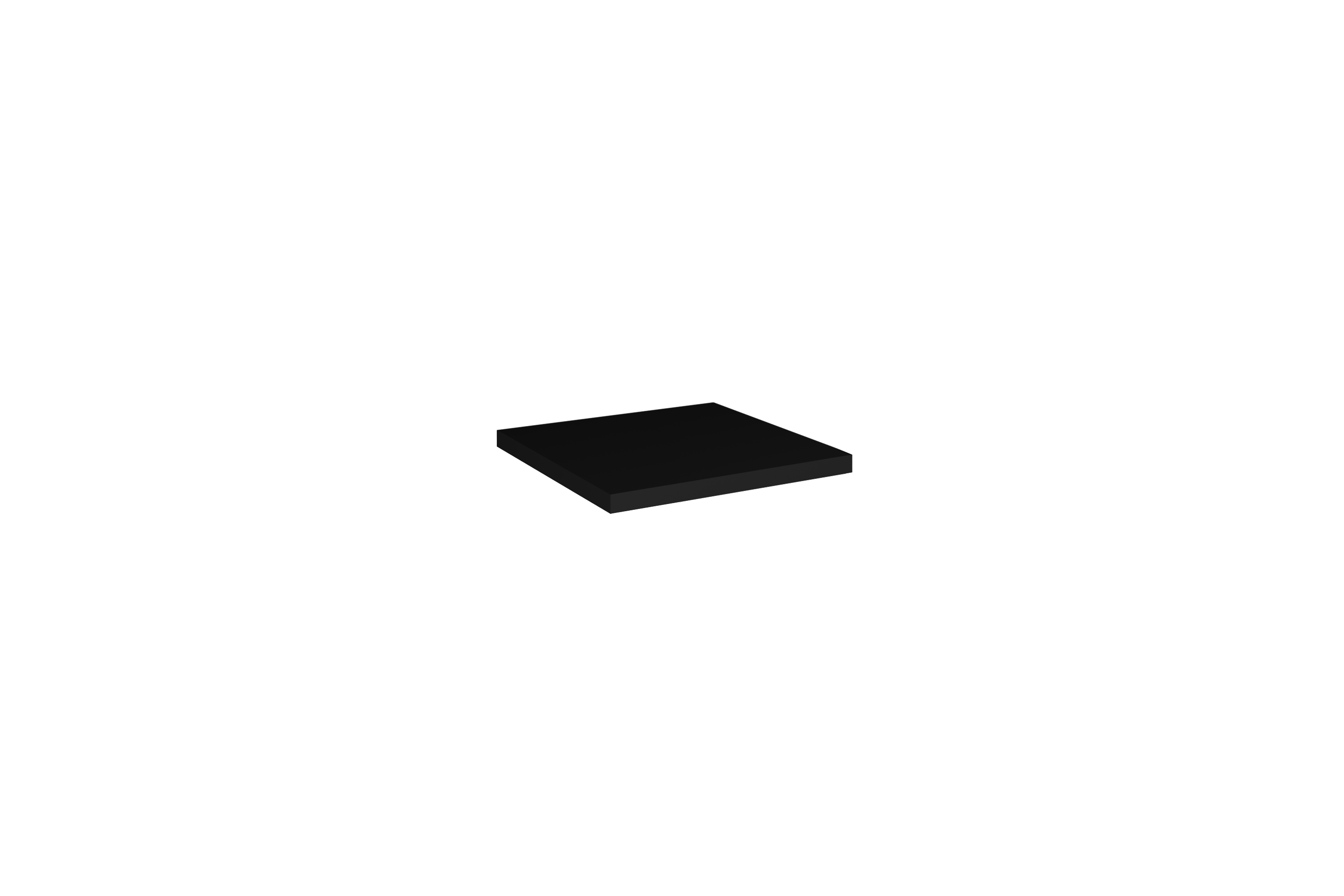Darmowa Dostawa - Blat 40.4x40 cm czarny Comad Nova Black NOVABLACKB8940