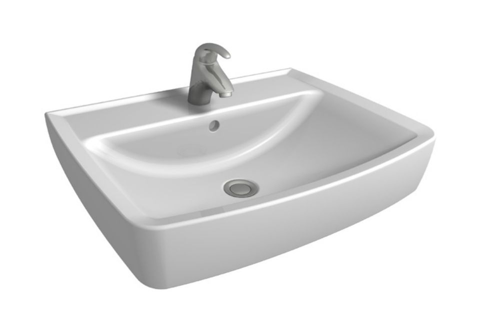 Darmowa Dostawa - Umywalka 50x38 cm prostokątna meblowa biała Koło Rekord K91952000