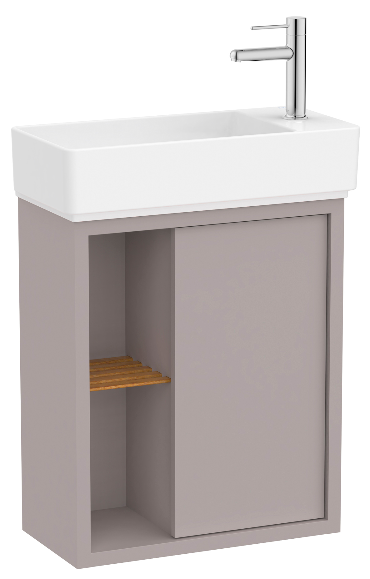Darmowa Dostawa - Umywalka z szafką 55 cm szarą Roca Tura A852022559