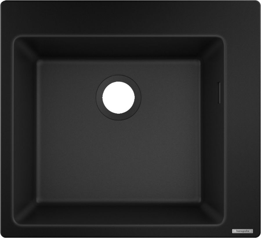 Darmowa Dostawa - Zlewozmywak granitowy 56x54 cm czarny Hansgrohe S 51 43312170