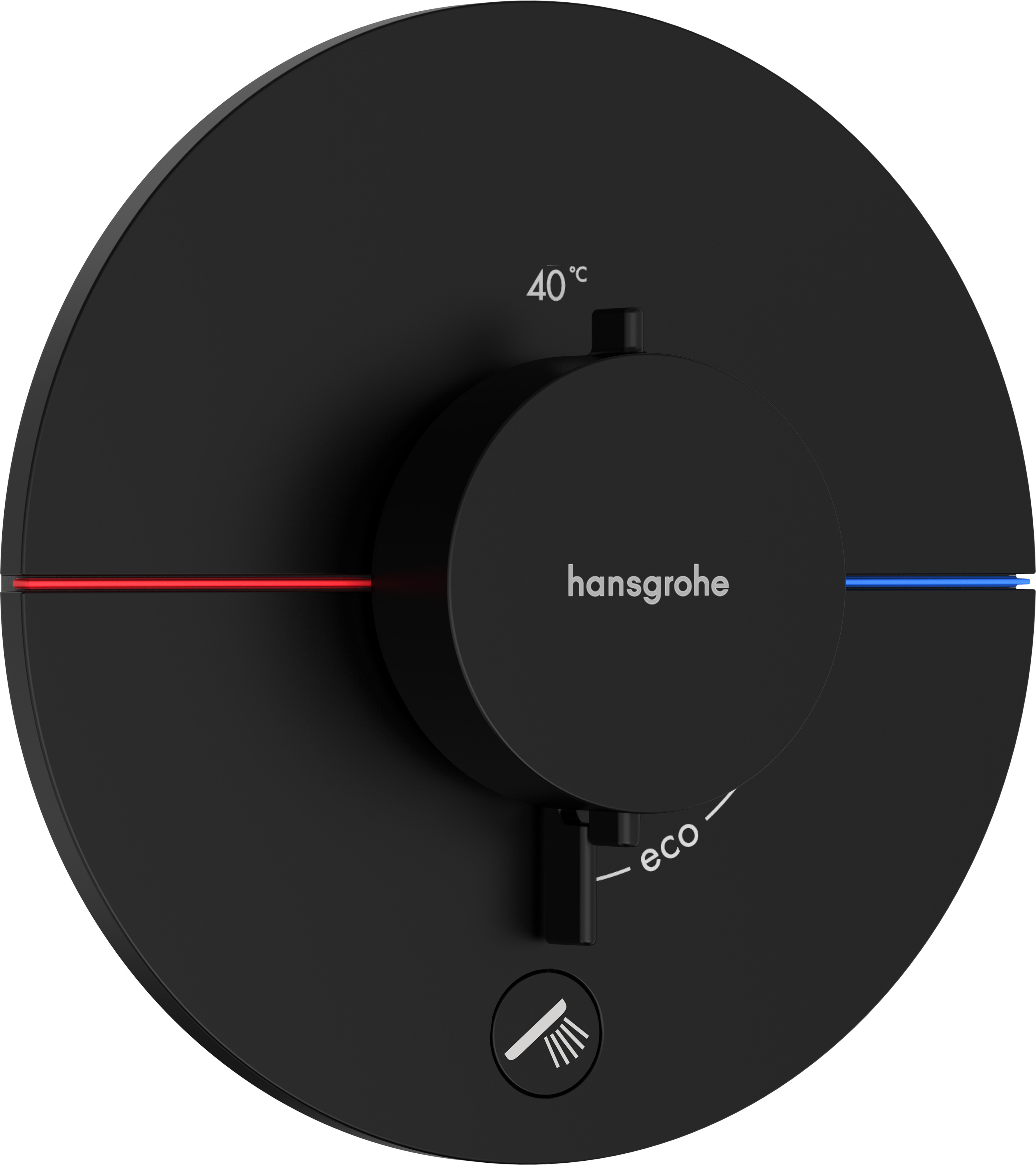 Darmowa Dostawa - Bateria prysznicowa podtynkowa czarny Hansgrohe ShowerSelect Comfort S 15562670