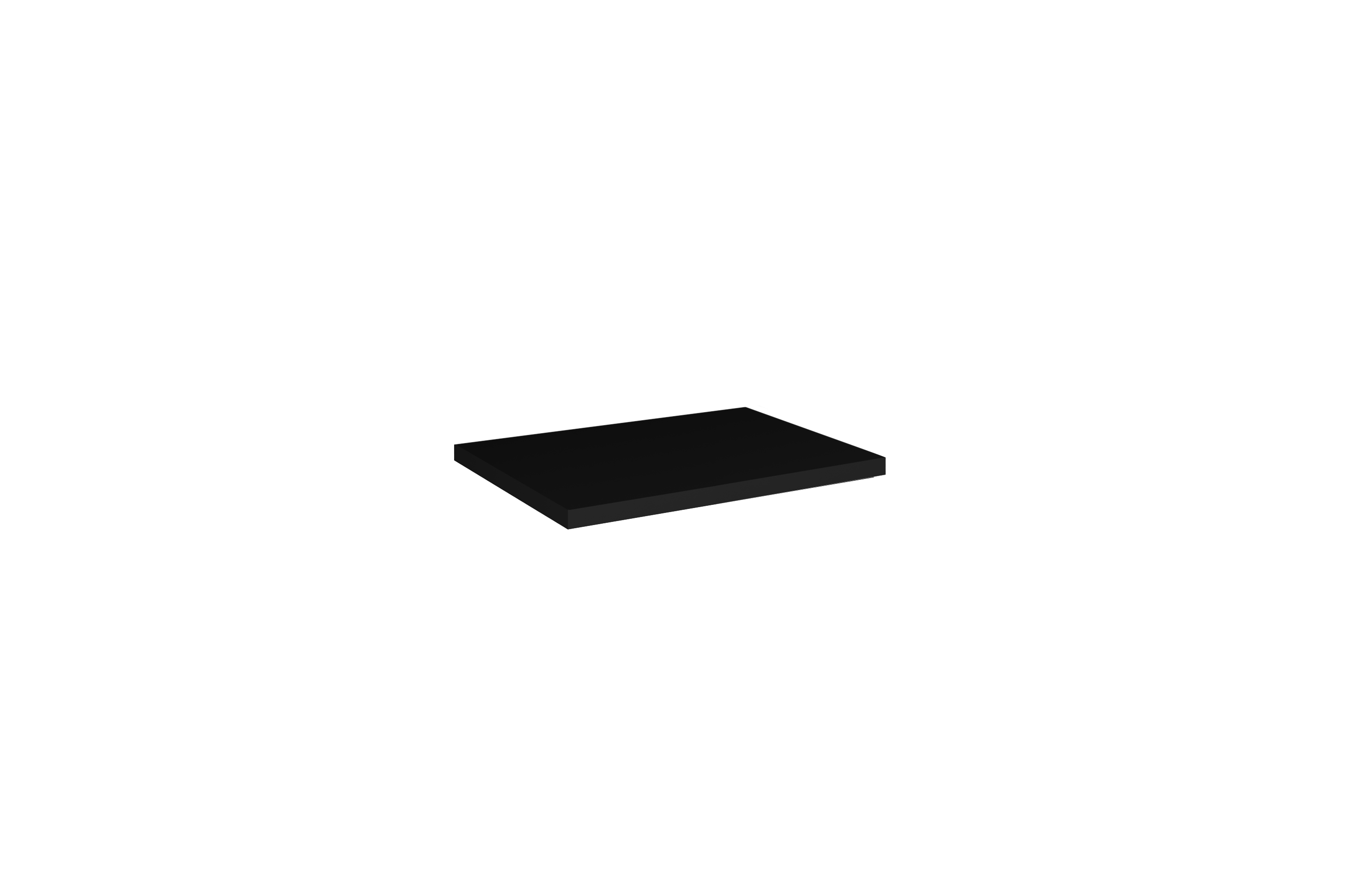 Darmowa Dostawa - Blat 50.4x40 cm czarny Comad Nova Black NOVABLACKB8950