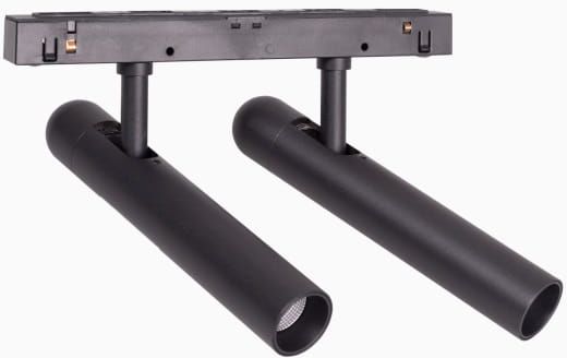 Darmowa Dostawa - Lampa do systemu linkowego 2x5 W czarny MaxLight Magnetic M0020D