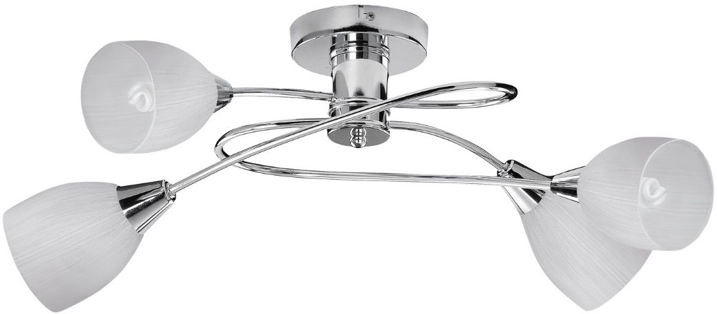 Darmowa Dostawa - Lampa podsufitowa 4x60 W chrom Rabalux Amy 2598