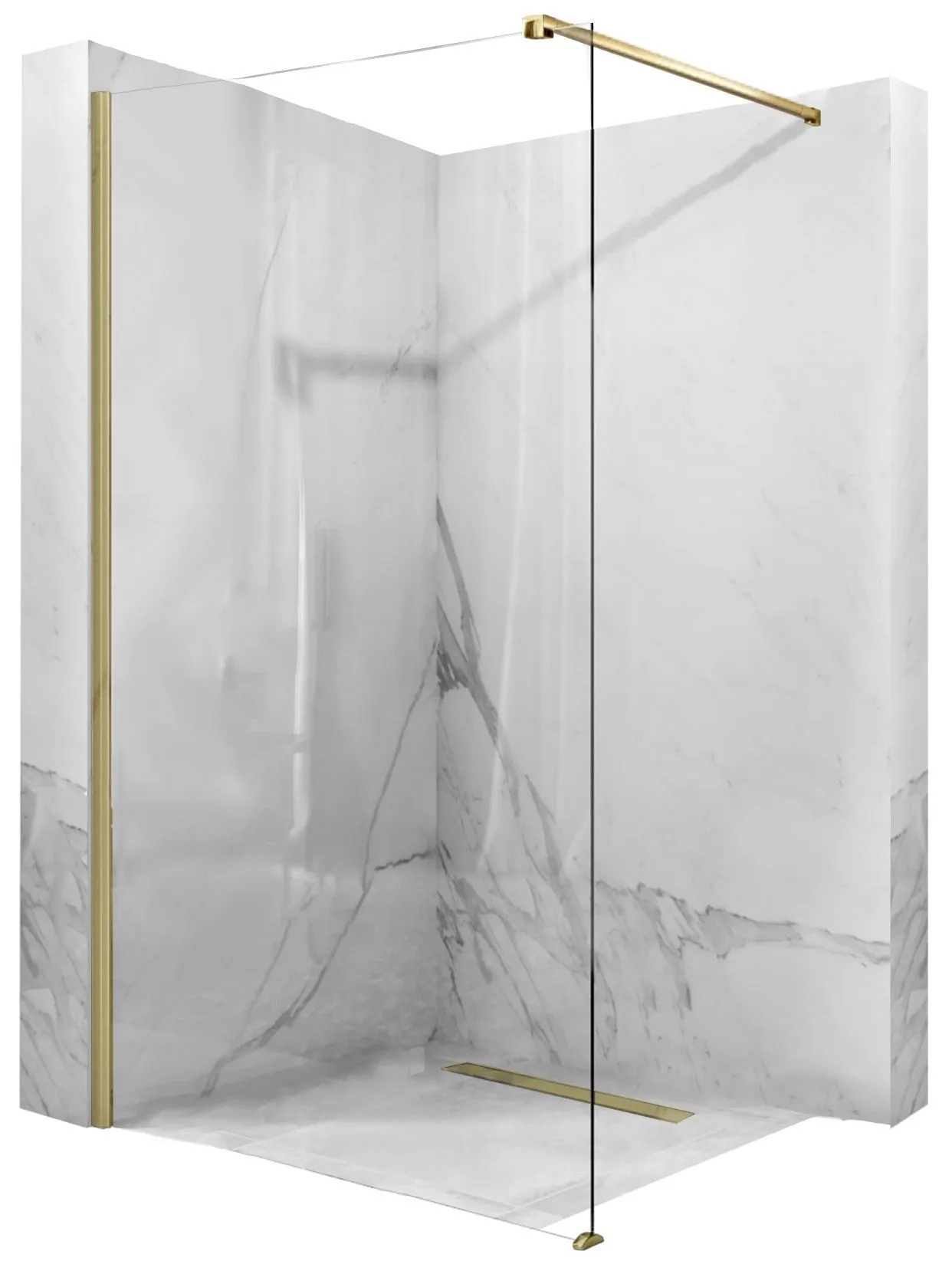 Darmowa Dostawa - Ścianka prysznicowa walk-in 120 cm Rea Aero REAK4702