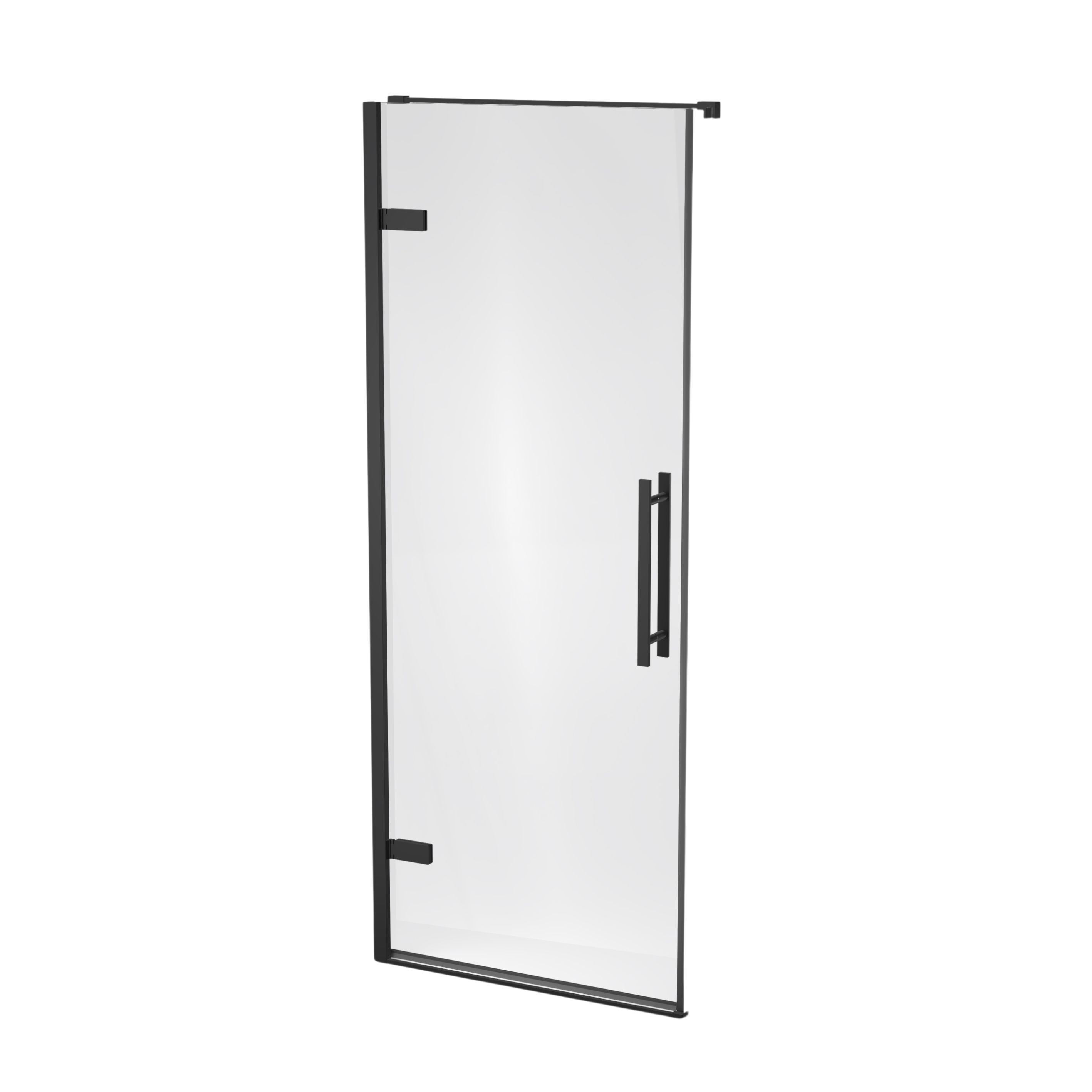 Darmowa Dostawa - Drzwi prysznicowe 80 cm uchylne czarny mat/szkło przezroczyste Ravak Cool! X0VV40300Z1