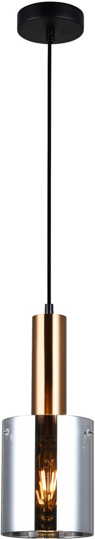 Darmowa Dostawa - Lampa wisząca 1x40 W mosiądz Italux Sardo PND55811BROSG