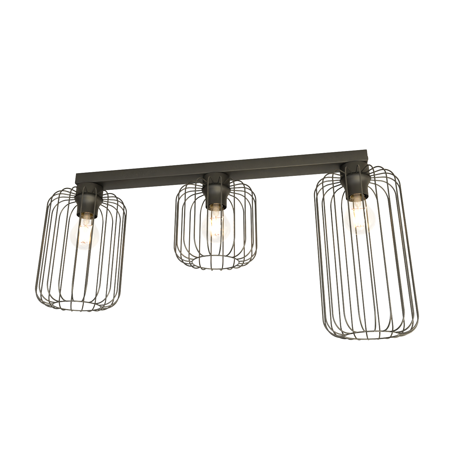 Darmowa Dostawa - Plafon 3x15 W czarny Emibig Barn 13673