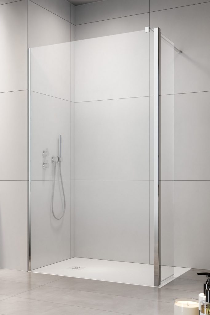 Darmowa Dostawa - Ścianka prysznicowa walk-in 100 cm Radaway Eos Walk-In 1379950201L