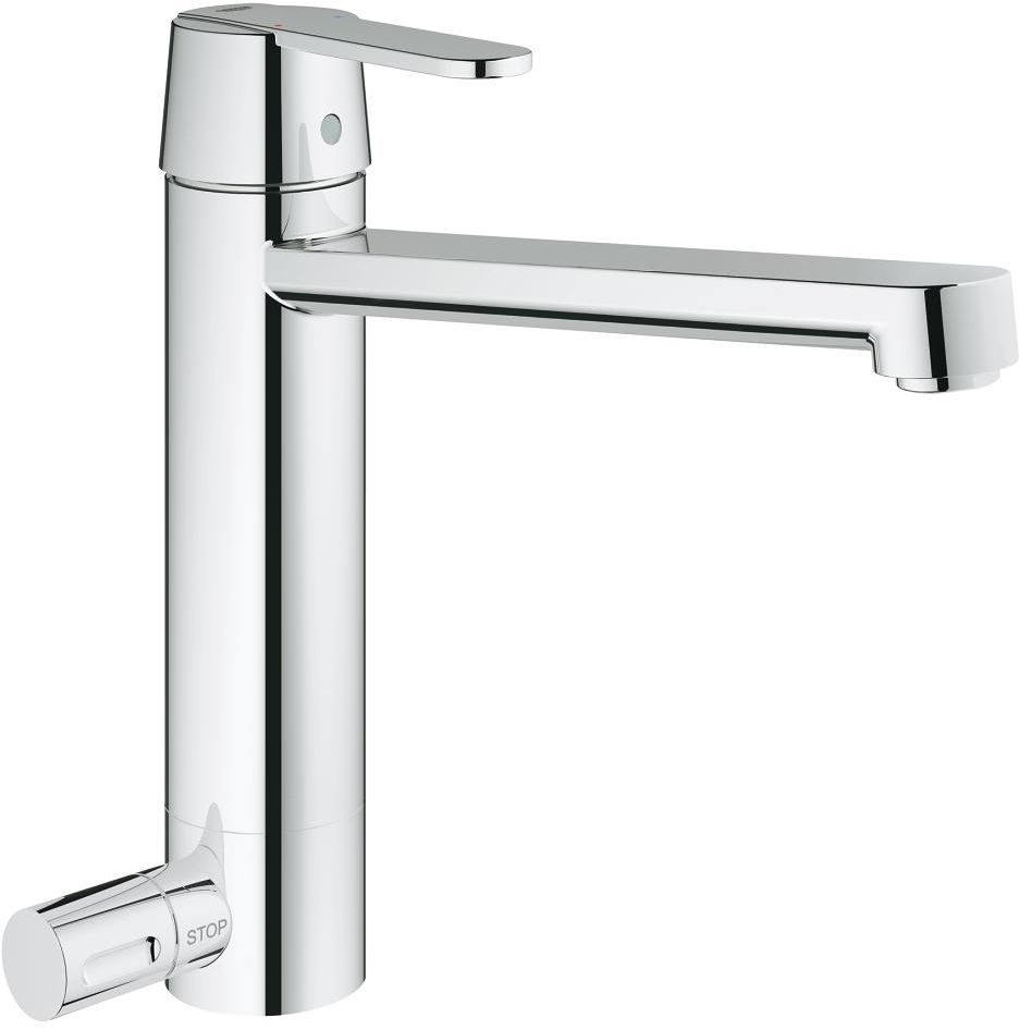 Darmowa Dostawa - Bateria kuchenna stojąca starlight chrome Grohe Get 30198000