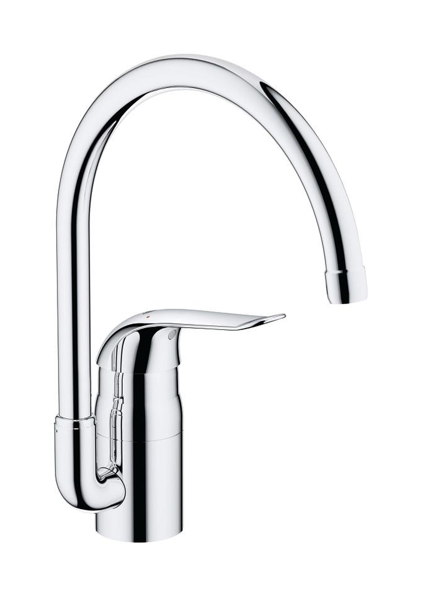 Darmowa Dostawa - Bateria kuchenna stojąca starlight chrome Grohe Euroeco Special 32786000