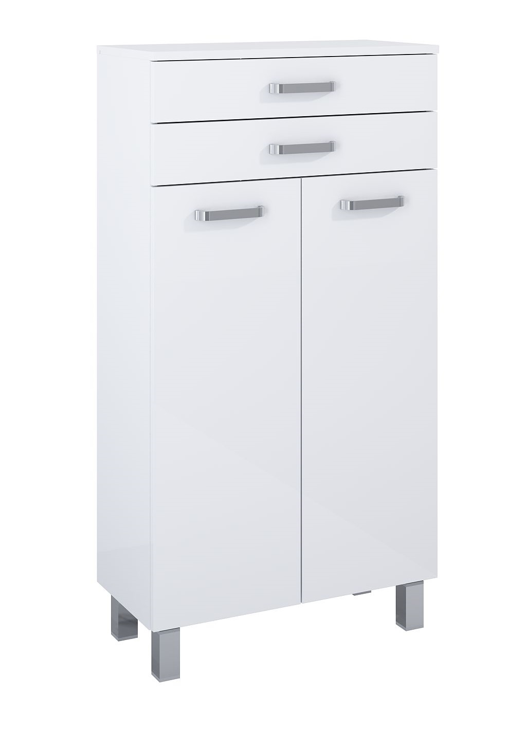 Darmowa Dostawa - Szafka 58.6x29.6x114.6 cm boczna stojąca biała Elita Sunn RE169204008060