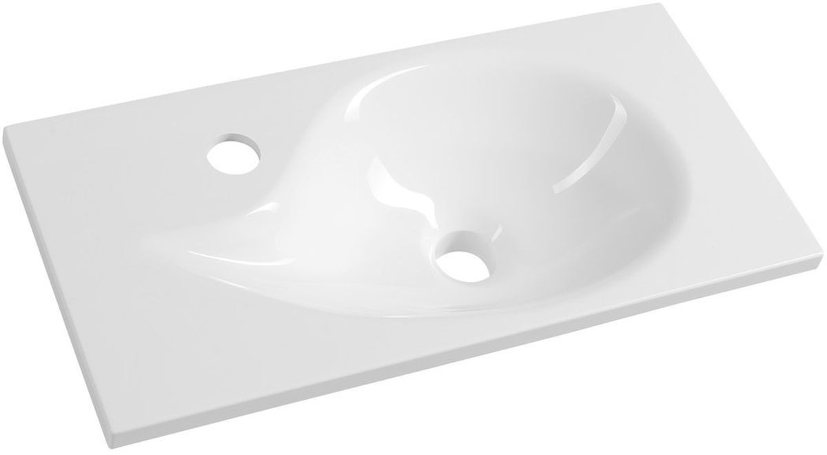 Darmowa Dostawa - Umywalka 50.5x25 cm prostokątna meblowa biała Sapho Aqua 10053
