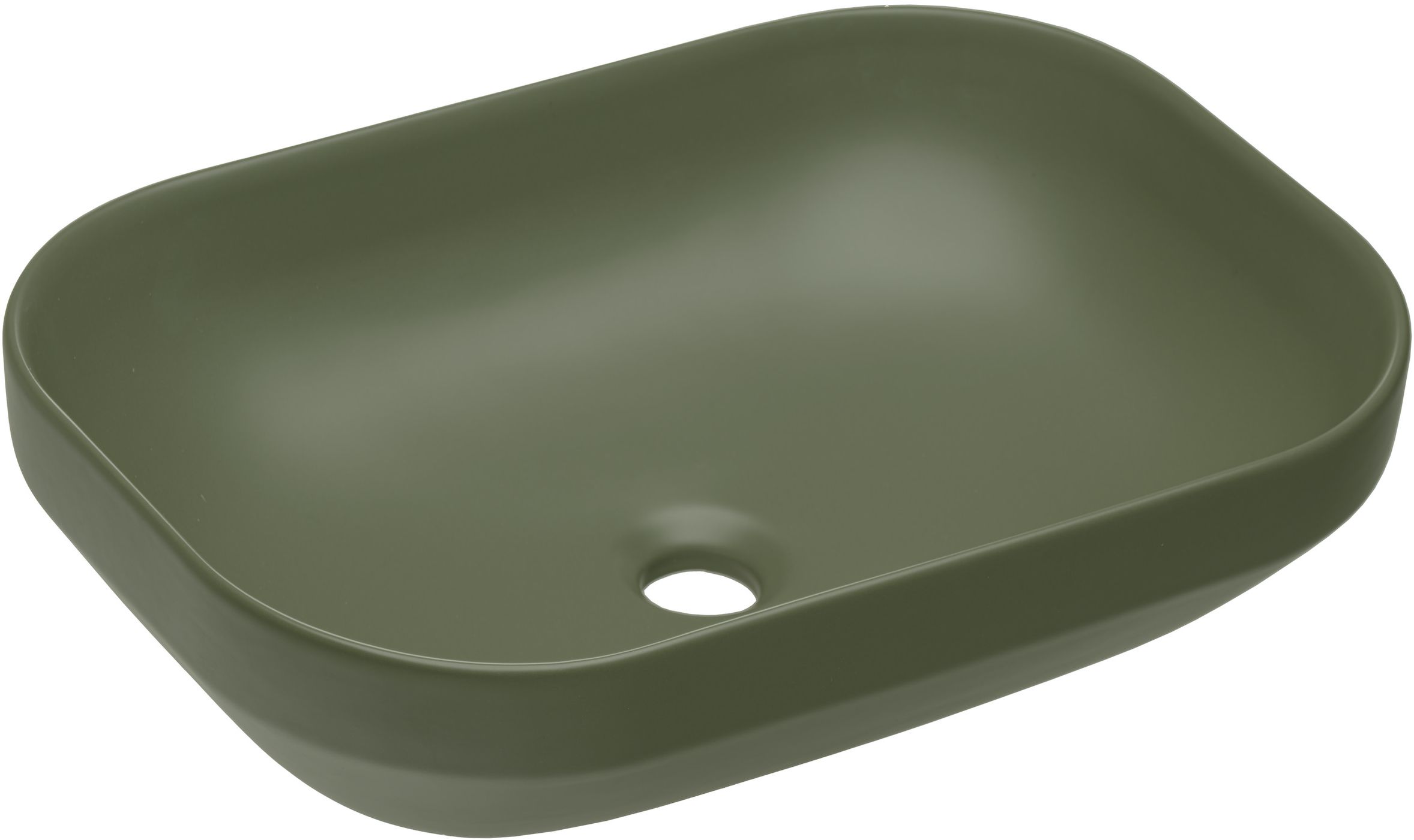 Darmowa Dostawa - Umywalka 50.4x35.2 cm prostokątna nablatowa zielona Comad Neli UNNELIMFG
