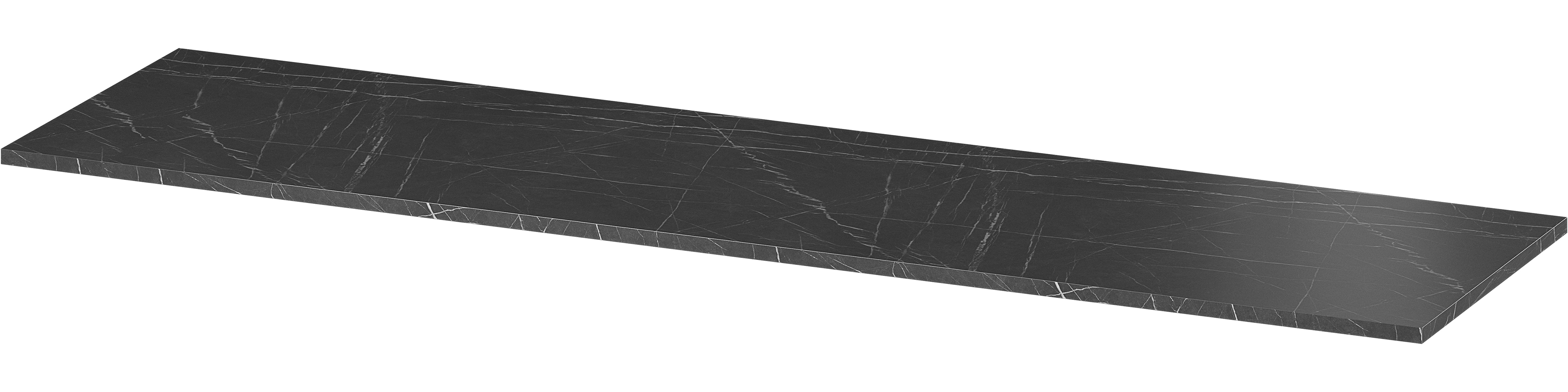 Darmowa Dostawa - Blat 180.2x45 cm czarny Cersanit Larga S932063
