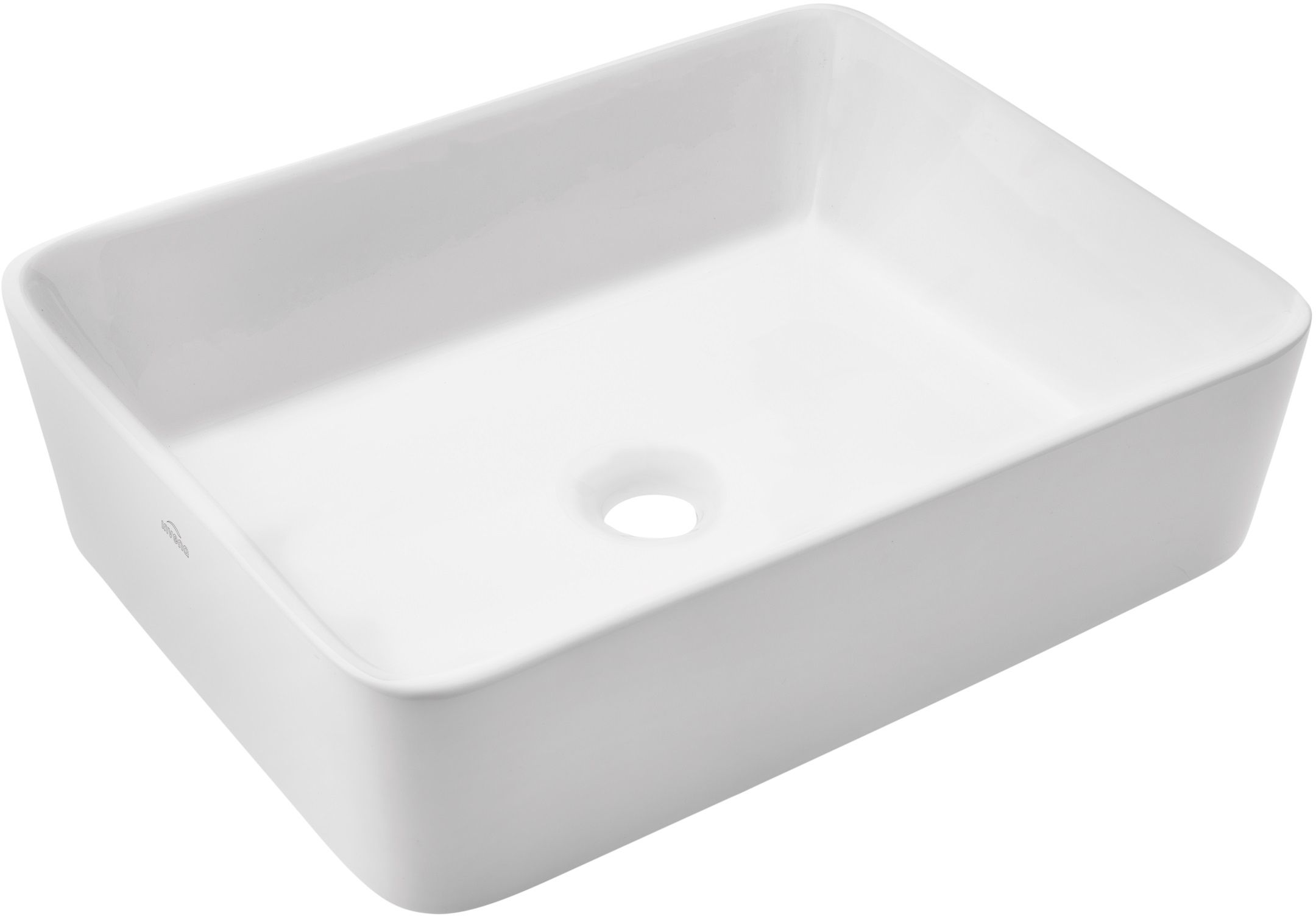 Darmowa Dostawa - Umywalka 47.5x37.5 cm prostokątna nablatowa biała Invena Paros CE36001