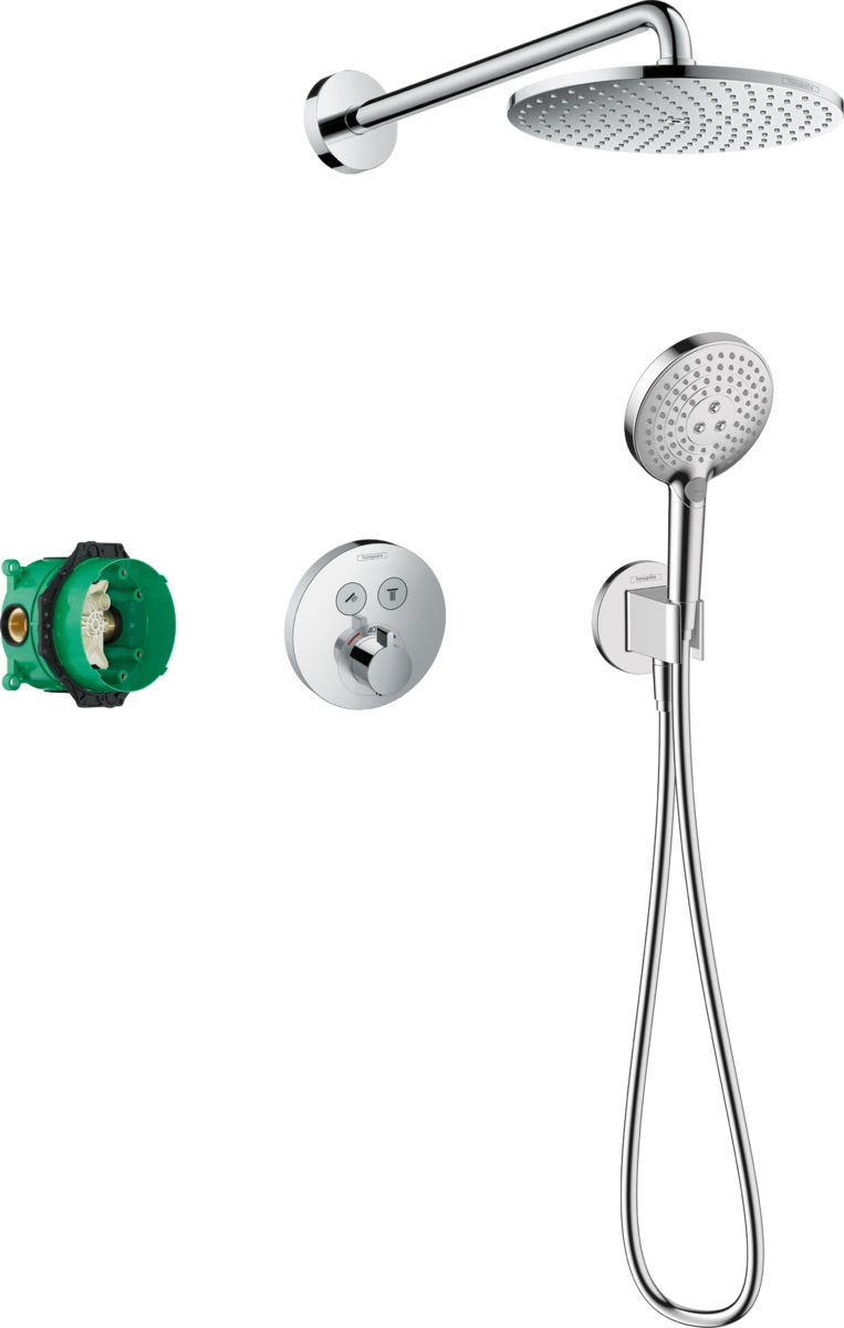 Darmowa Dostawa - Zestaw prysznicowy podtynkowy chrom Hansgrohe Raindance 27951000