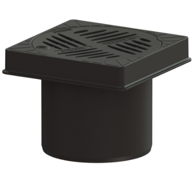 Darmowa Dostawa - Nasada z rusztem szczelinowym 25.8 cm czarny Kessel 67985