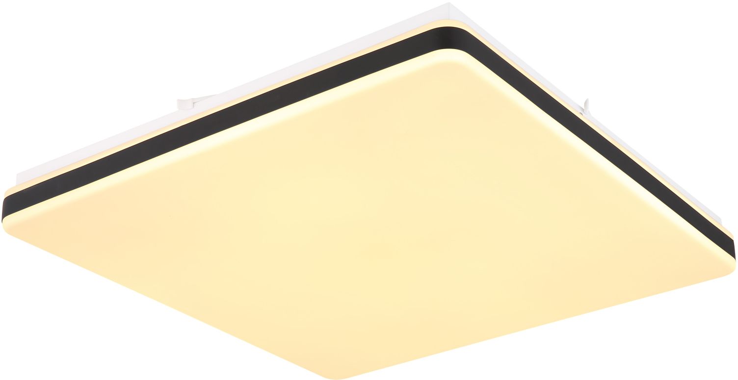 Darmowa Dostawa - Plafon 1x24 W biały-czarny Globo Lighting Ully 48025OBSH