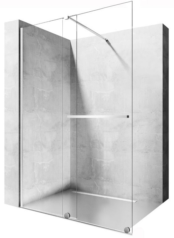 Darmowa Dostawa - Ścianka prysznicowa walk-in 120 cm Rea Cortis REAK7211