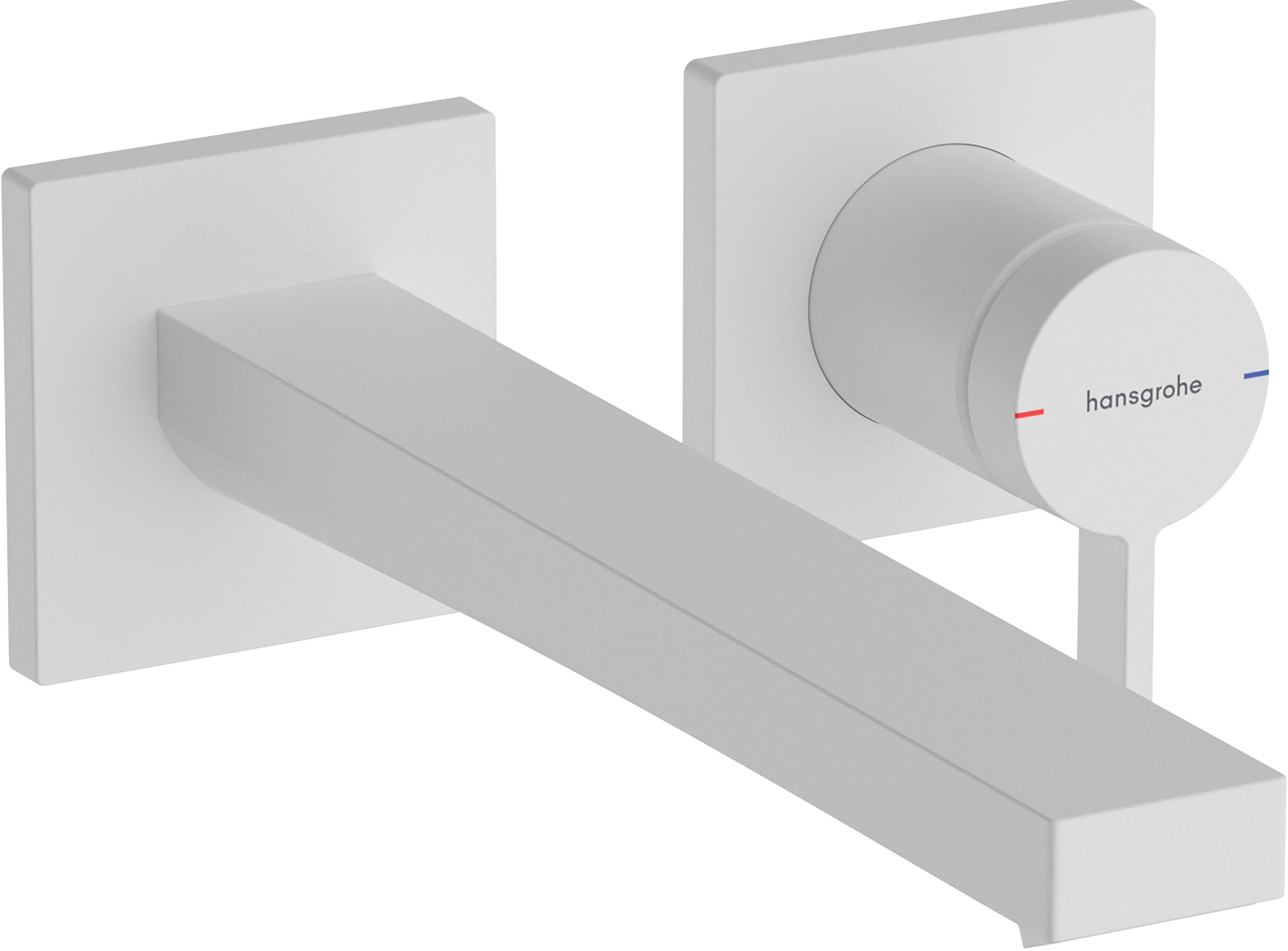 Darmowa Dostawa - Bateria umywalkowa podtynkowa biała Hansgrohe Tecturis E 73051700