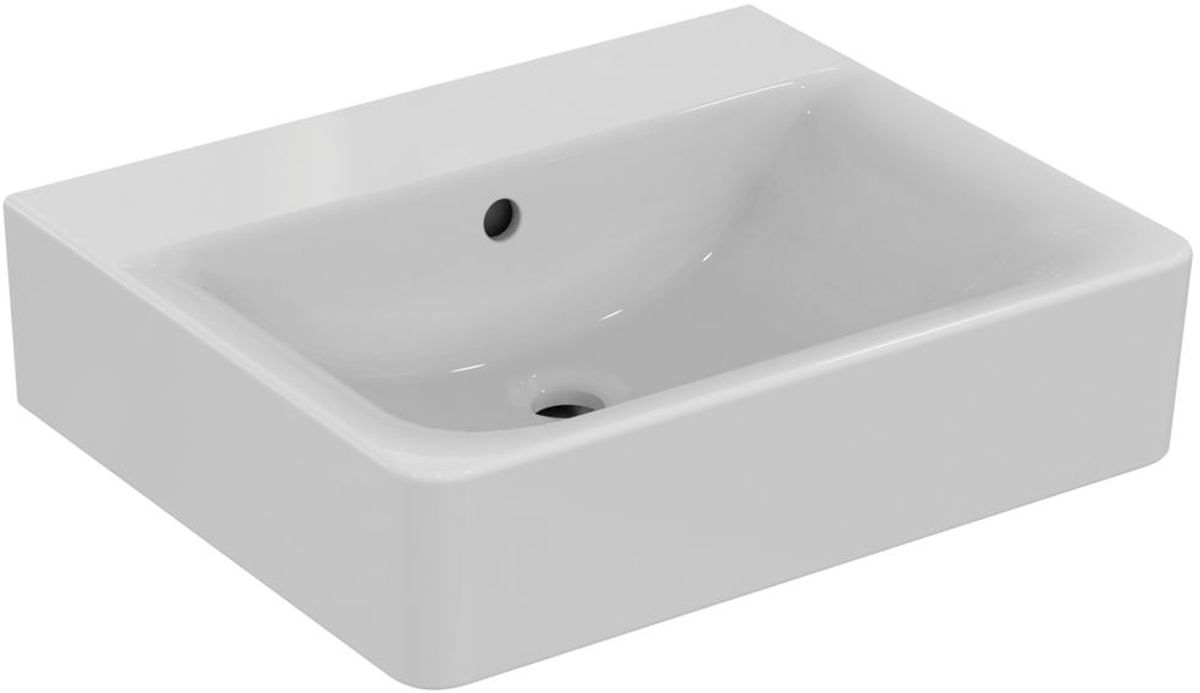 Darmowa Dostawa - Umywalka 55x46 cm prostokątna ścienna biała Ideal Standard Connect E811101