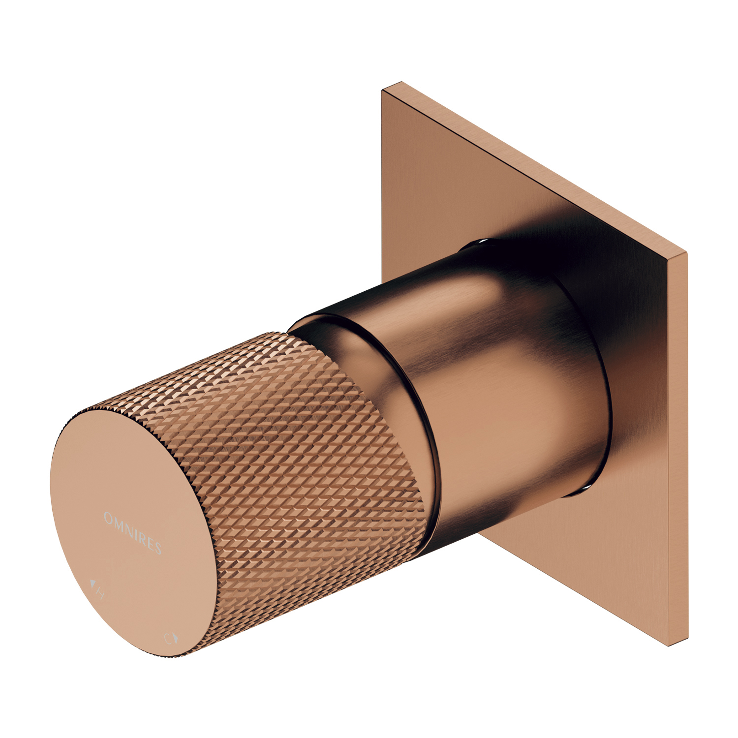 Darmowa Dostawa - Bateria prysznicowa podtynkowa miedź Omnires Contour CT8045CPB