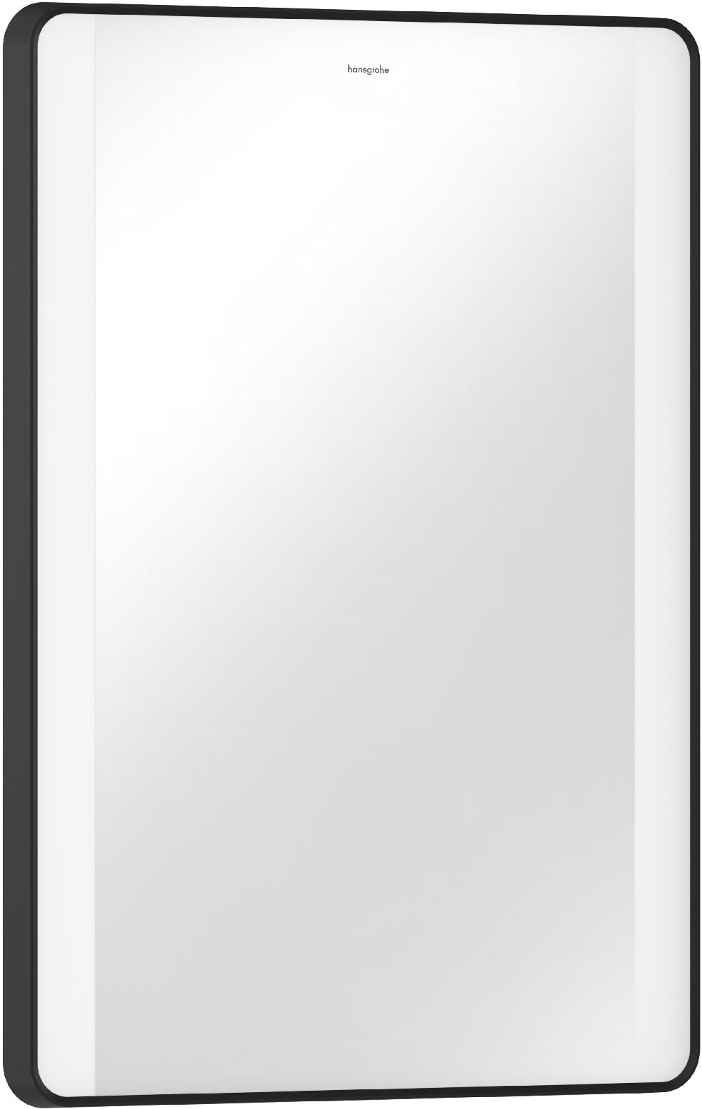Darmowa Dostawa - Lustro 50x70 cm prostokątne z oświetleniem czarny Hansgrohe Xarita Lite Q 54961670
