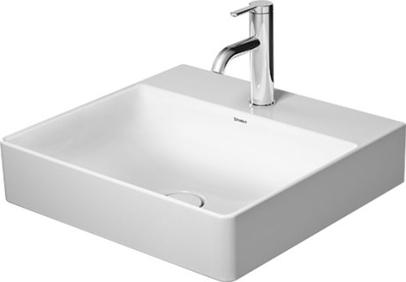 Darmowa Dostawa - Umywalka 50x47 cm prostokątna ścienna-meblowa biała Duravit DuraSquare 23535000411