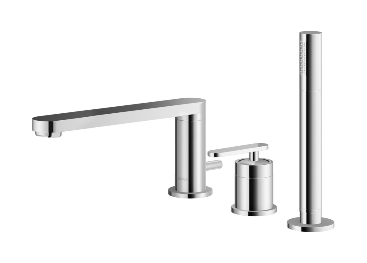 Darmowa Dostawa - Bateria wannowo-prysznicowa nawannowa chrom Kohlman Boxine QB241B