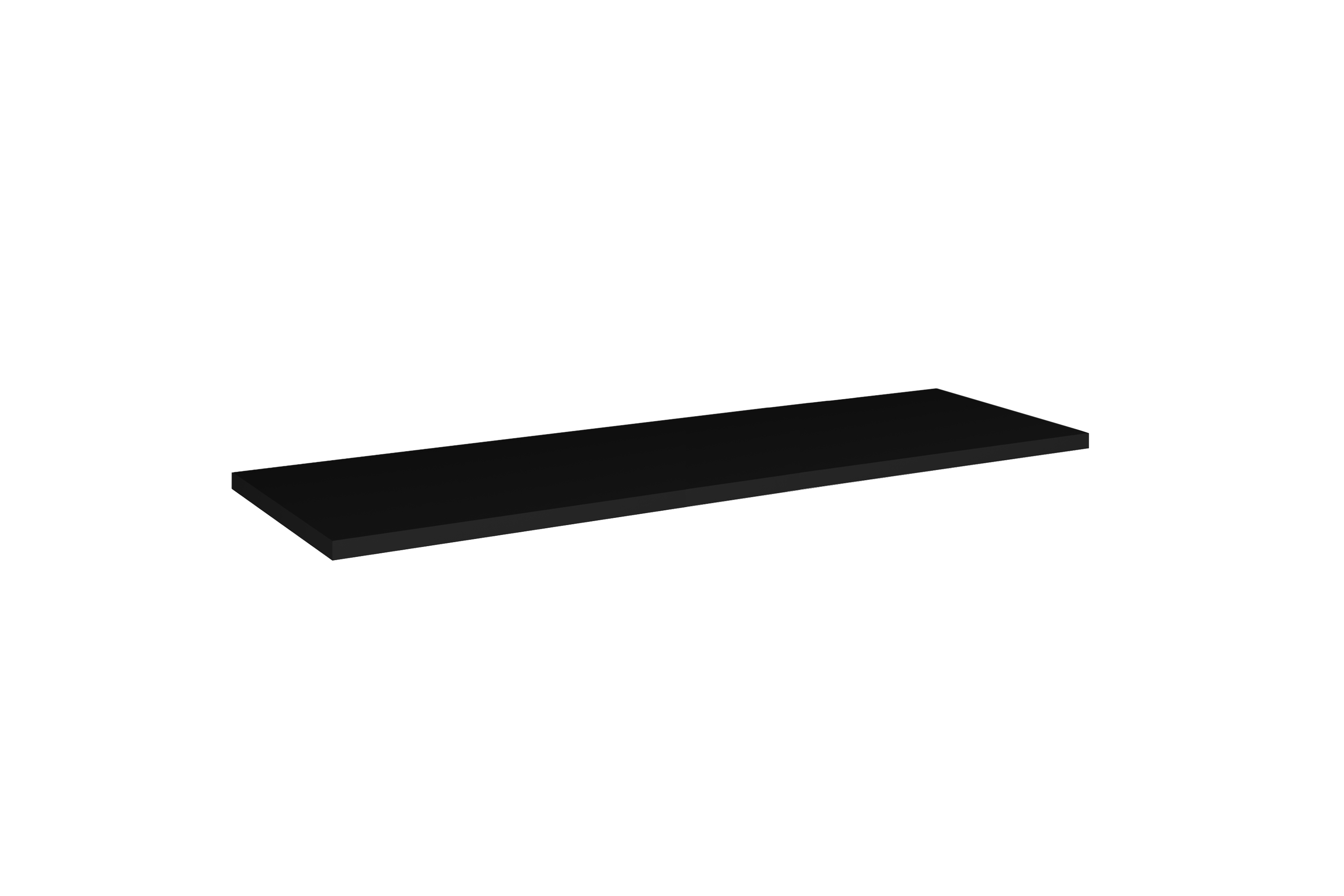 Darmowa Dostawa - Blat 120.4x40 cm czarny Comad Nova Black NOVABLACKB89120