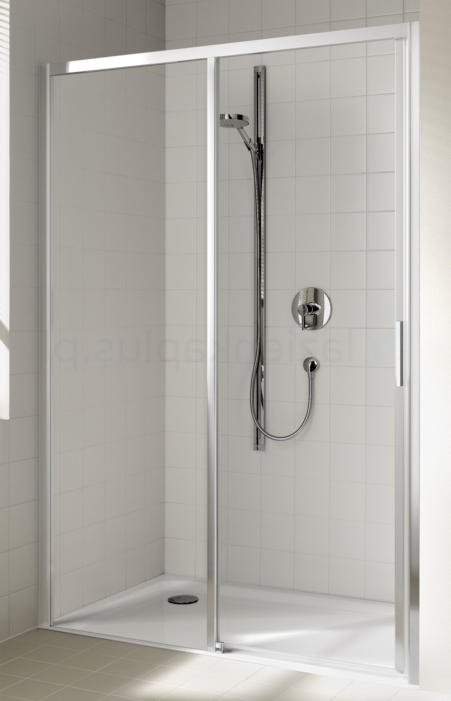 Darmowa Dostawa - Drzwi prysznicowe 155 cm rozsuwane Kermi Cada XS CKD2L15520VPK