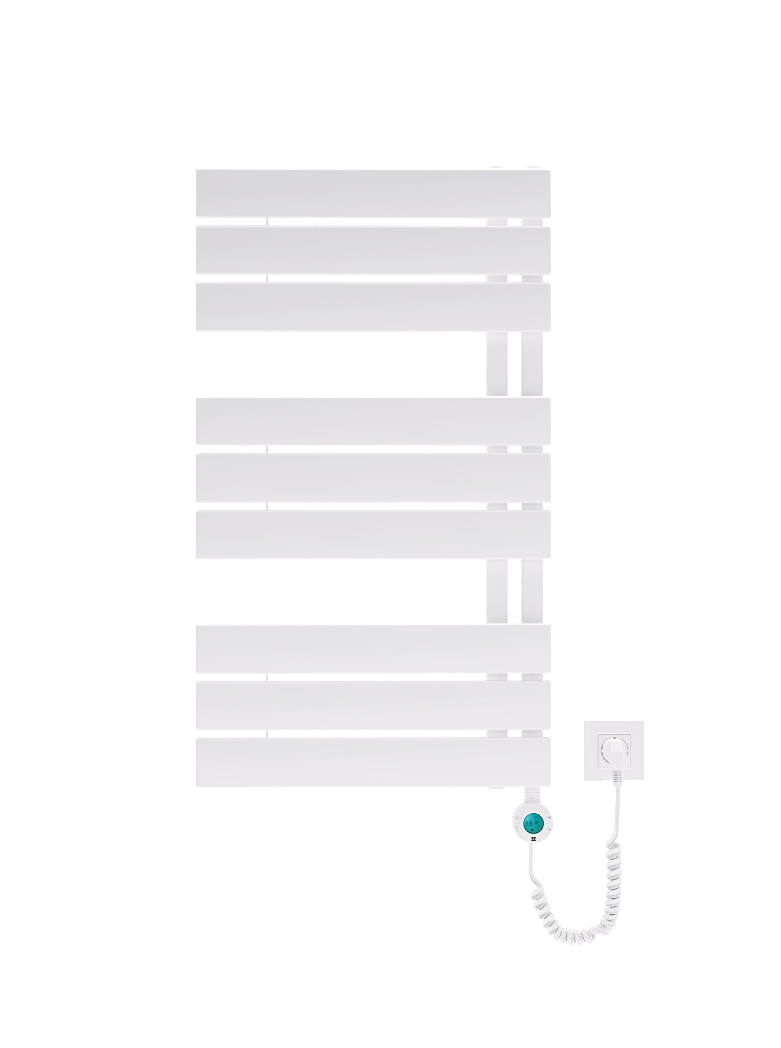 Darmowa Dostawa - Grzejnik elektryczny 111x50 cm biały Luxrad Nobile Elektro NOB11105009003ERG
