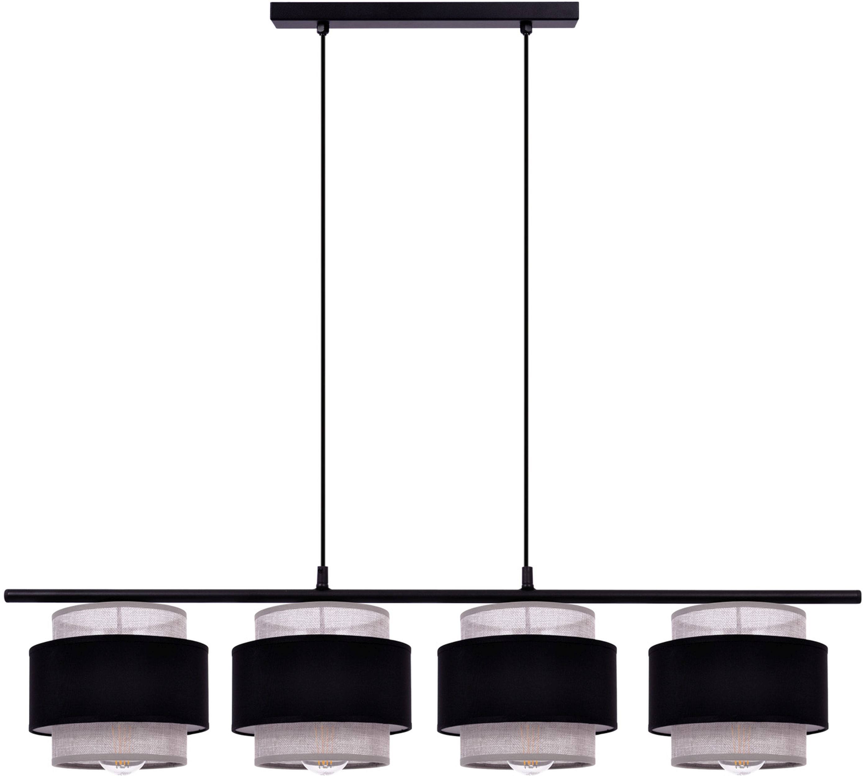 Darmowa Dostawa - Lampa wisząca 4x40 W czarny Kaja Etela K5173