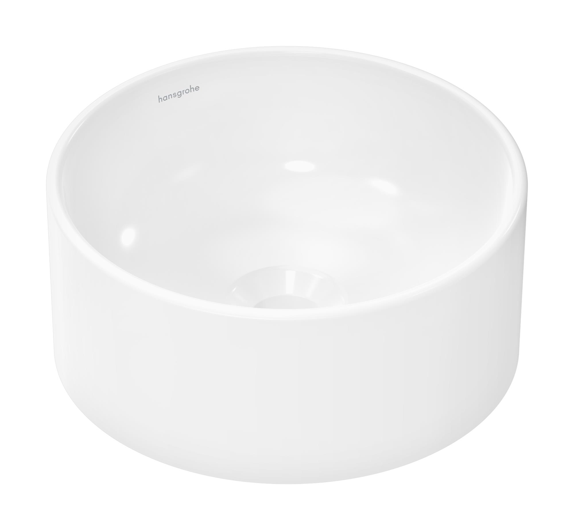 Darmowa Dostawa - Umywalka 30x30 cm okrągła nablatowa biała Hansgrohe Xuniva S 61070450