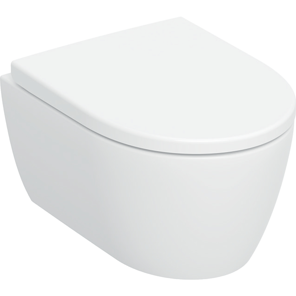 Darmowa Dostawa - Miska WC z deską wolnoopadającą wisząca bez kołnierza spłukiwanie wirowe biały połysk Geberit iCon 503048008