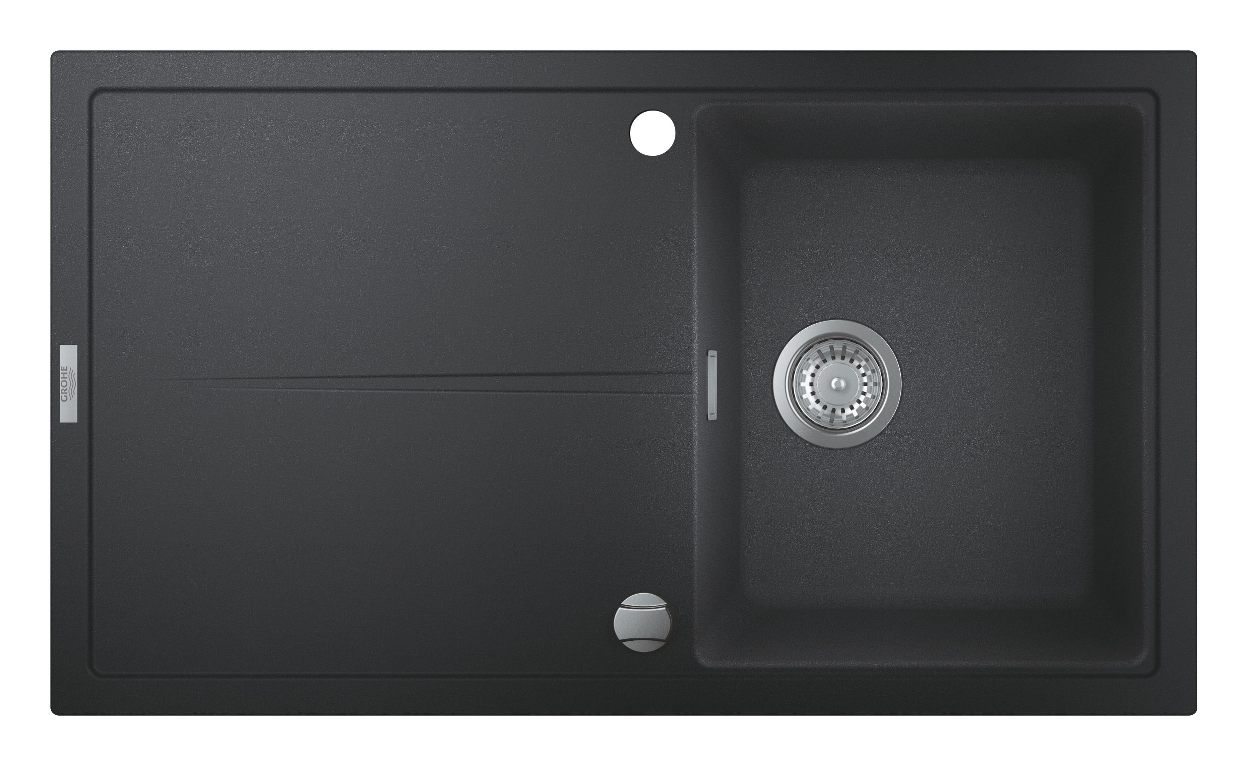 Darmowa Dostawa - Zlewozmywak granitowy 86x50 cm czarny Grohe K400 31640AP0