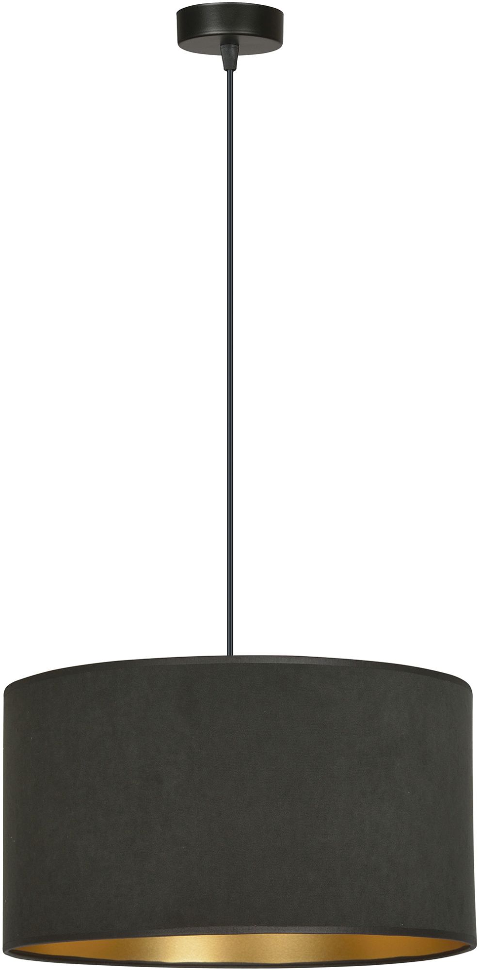 Darmowa Dostawa - Lampa wisząca 1x15 W czarna-złota Emibig Hilde 10541