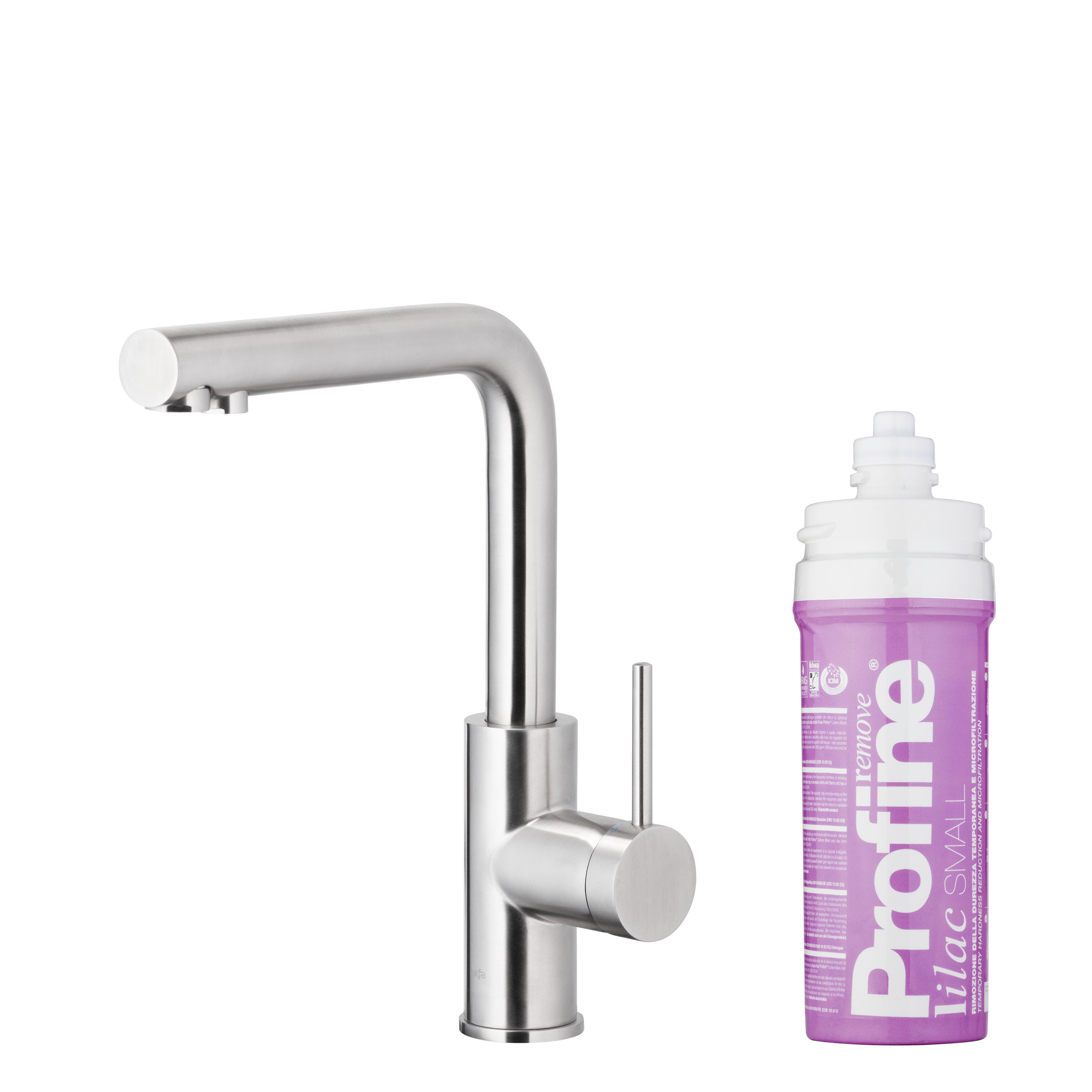 Darmowa Dostawa - Bateria kuchenna z filtrem stojąca inox KFA Armatura Duero 662391522