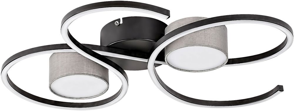 Darmowa Dostawa - Lampa podsufitowa 1x38 W czarna Rabalux Shiena 71116