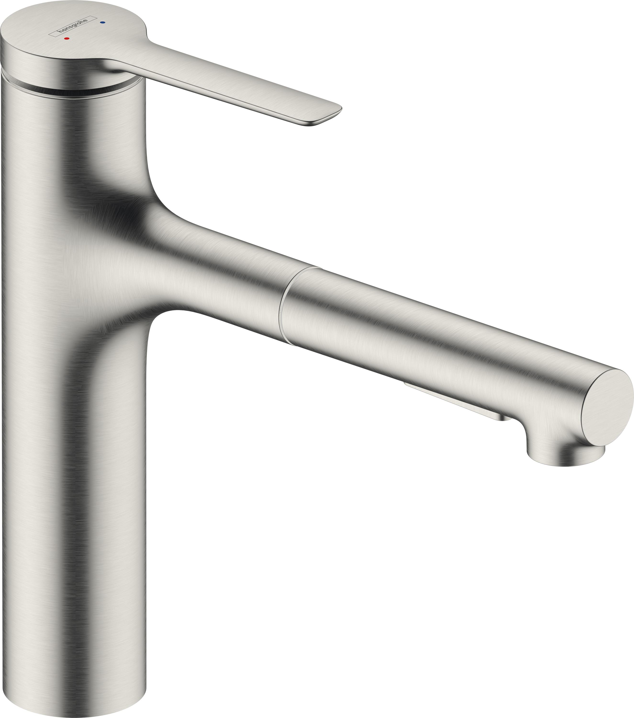 Darmowa Dostawa - Bateria kuchenna stojąca stal szlachetna Hansgrohe Zesis M33 74823800