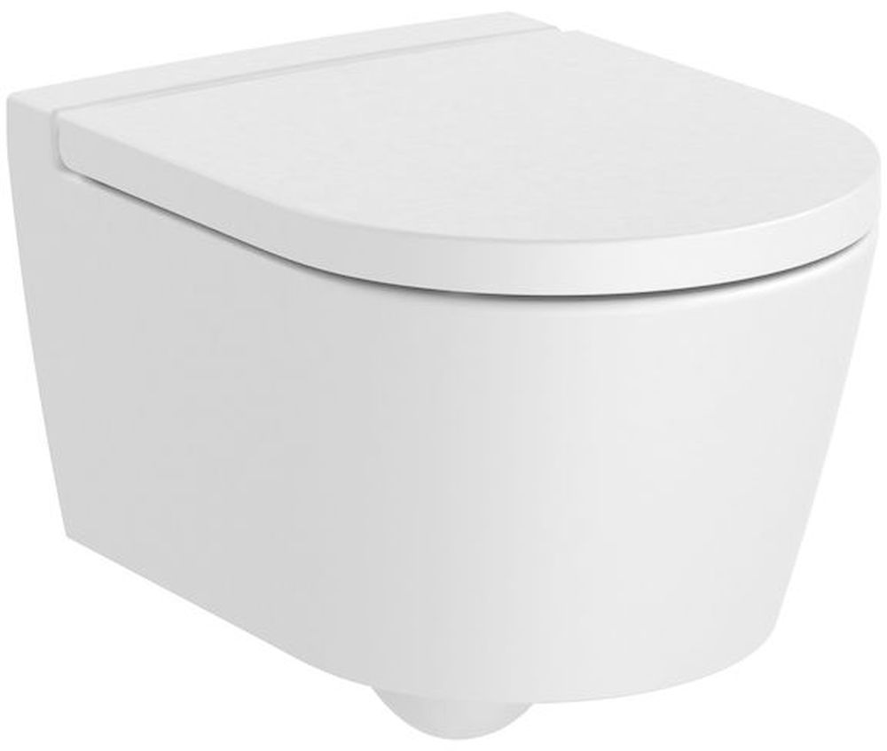 Darmowa Dostawa - Miska WC wisząca bez kołnierza biały mat Roca Inspira A346528620